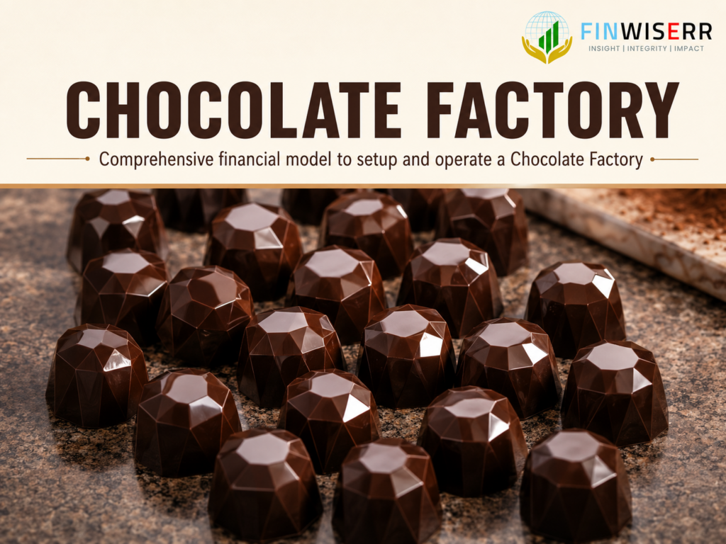 Chocolate factory financial model in Excel