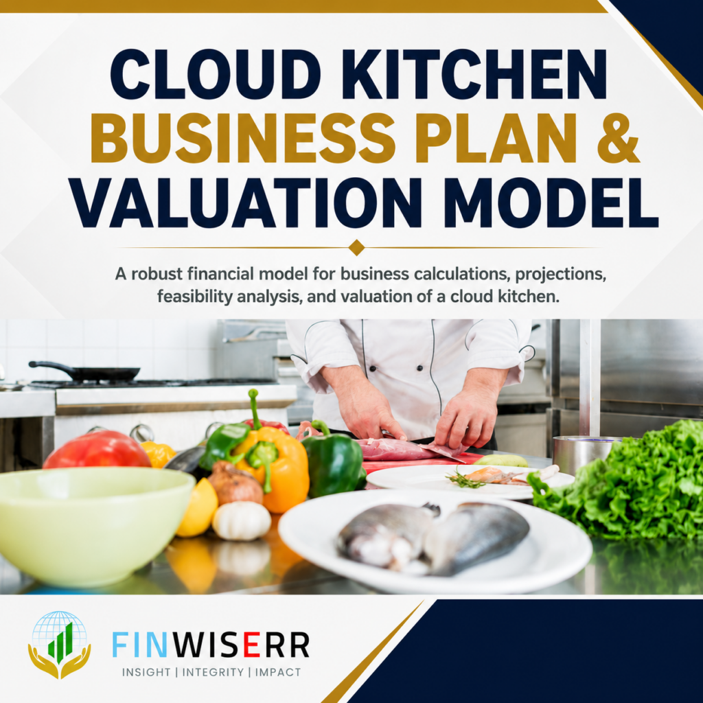 Cloud kitchen financial model in Excel