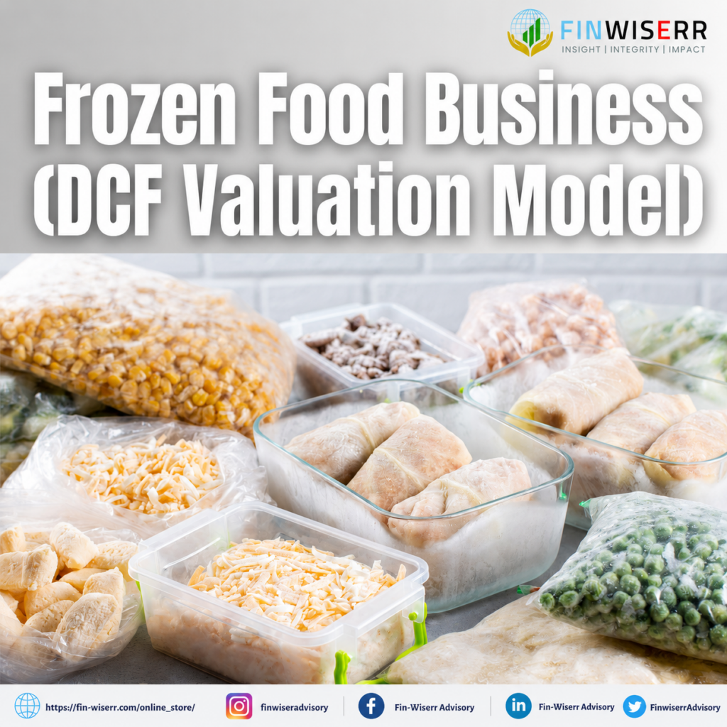Frozen Food Manufacturing Financial Model – DCF Valuation in Excel