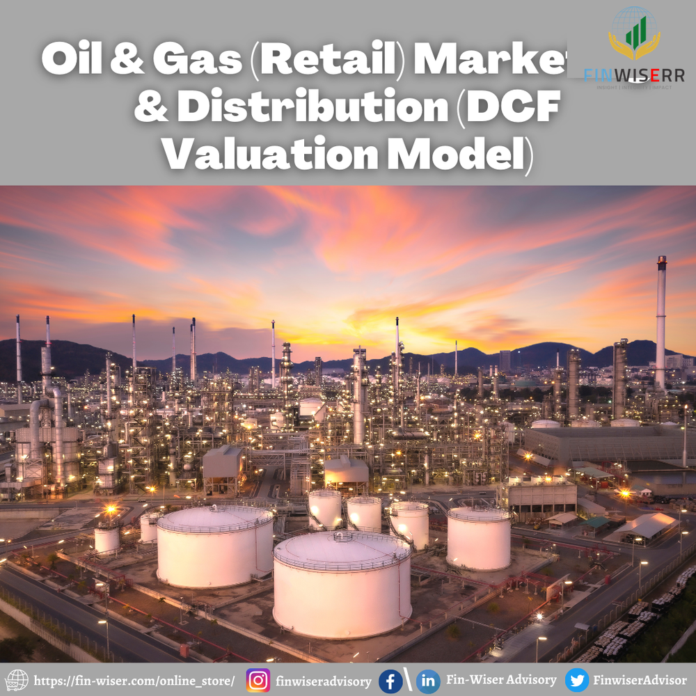Oil & Gas Marketing and Distribution Financial Model – DCF in Excel
