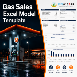 Gas distribution financial model in Excel