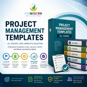 Project management templates all phases in Word