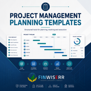Project management planning templates in Word