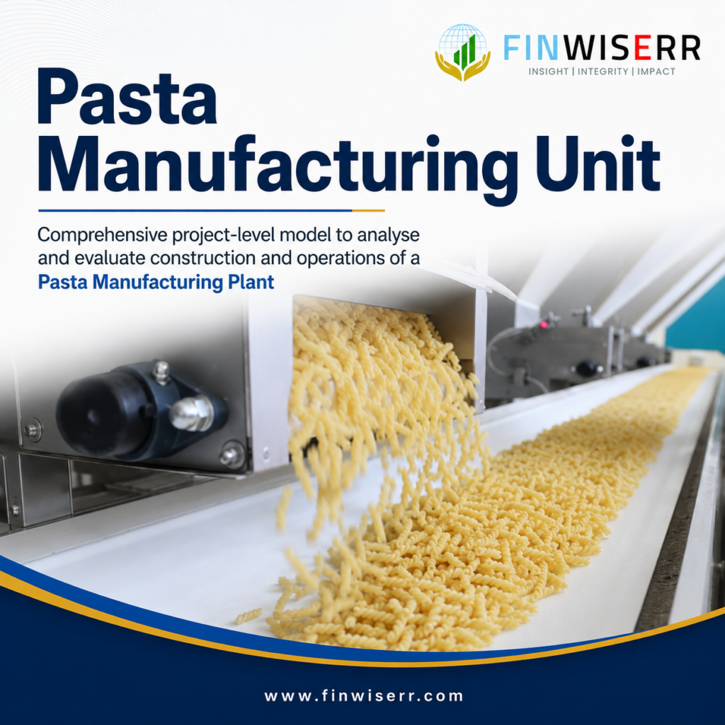 Pasta factory financial model in Excel