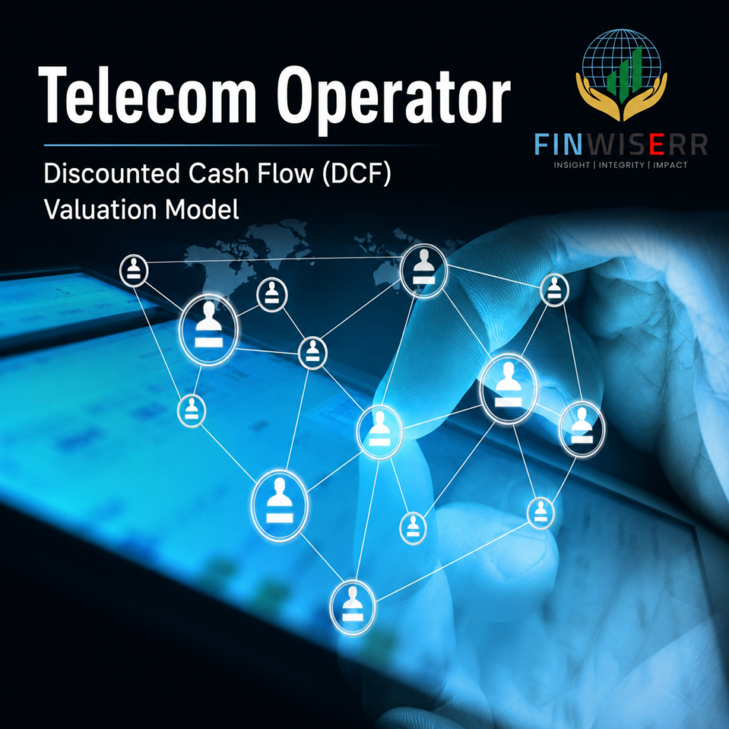Telecom Financial Model – DCF Valuation for Operators in Excel