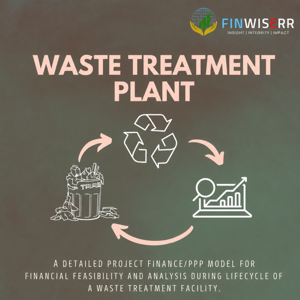 Solid waste treatment financial model in Excel