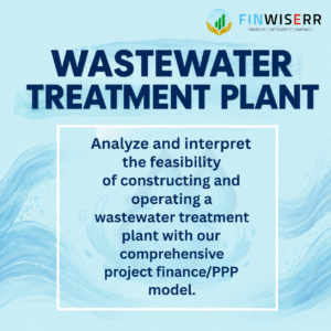 Wastewater treatment financial model in Excel