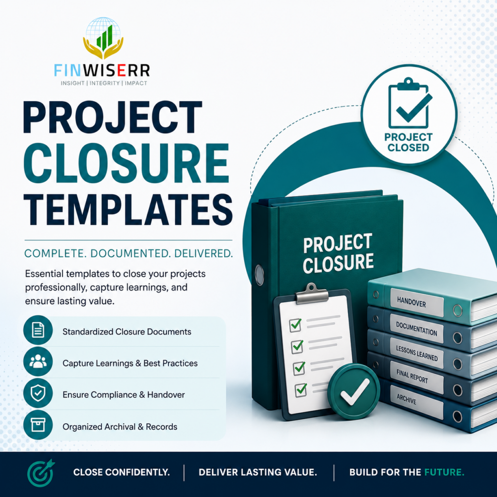 Project closure templates in Word