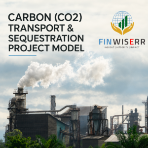 Carbon transport and sequestration financial model in Excel