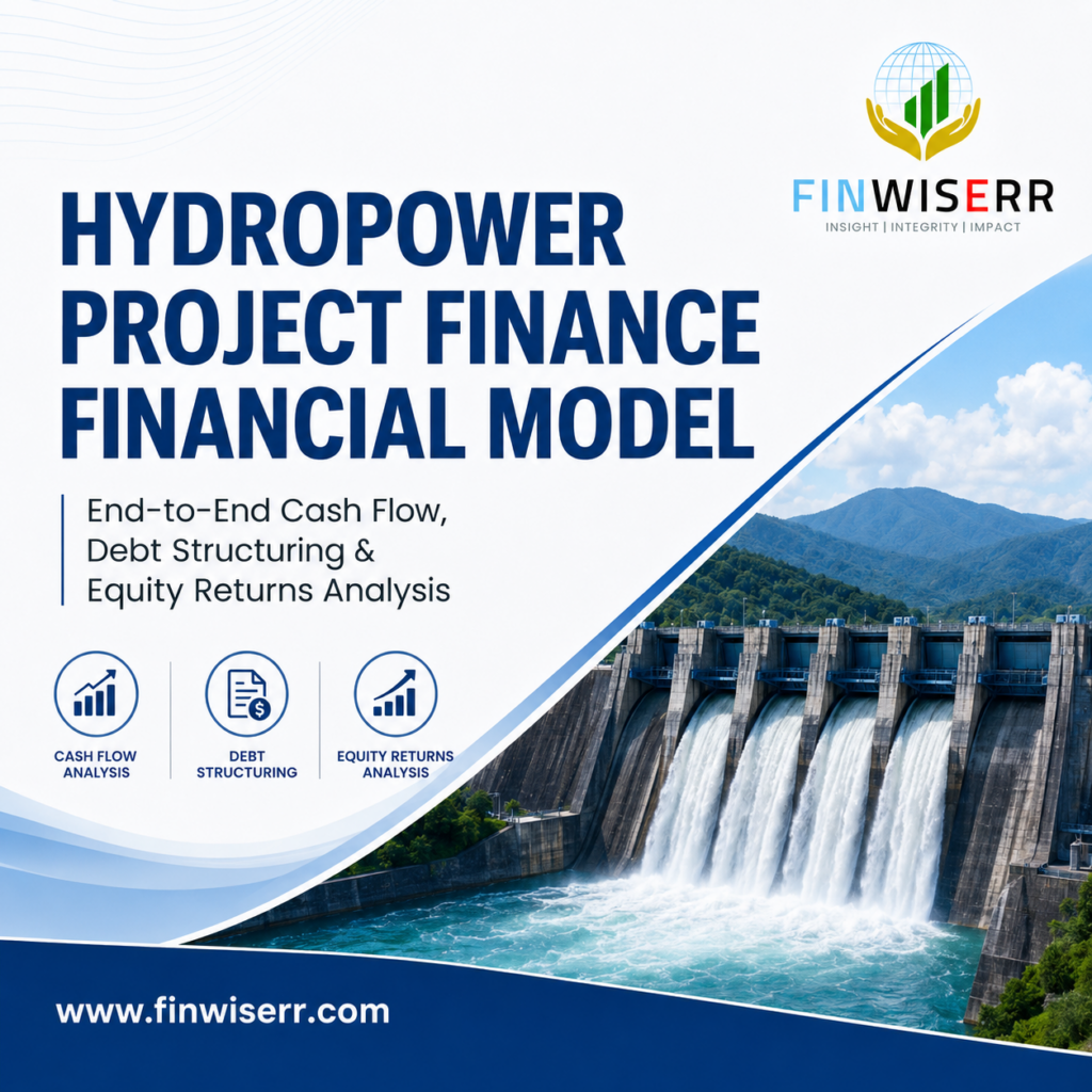 Hydropower financial model in Excel