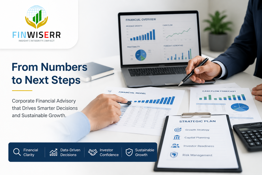 Corporate financial advisory helping businesses turn financial data into strategic growth decisions
